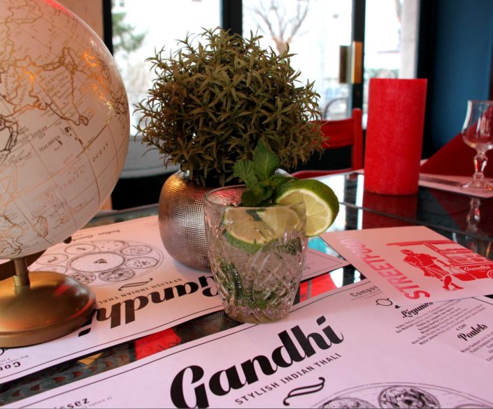 Cocktails et Street Food au café Gandhi