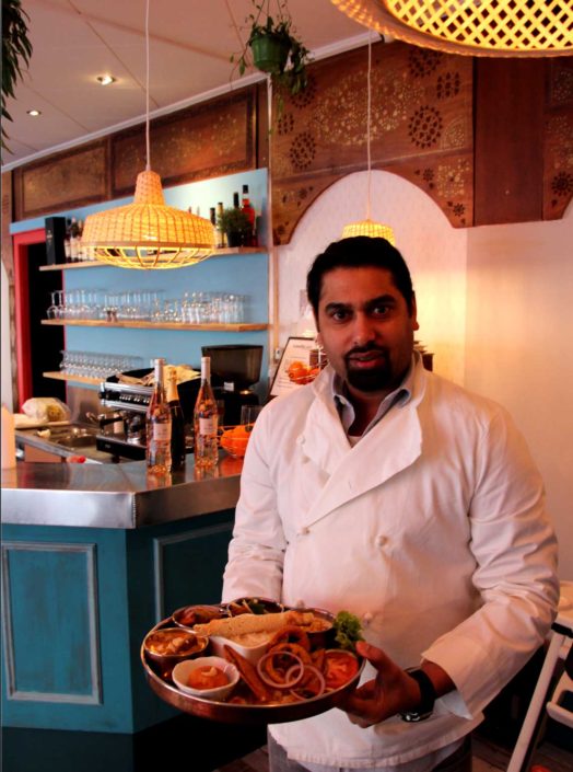 Ravinder Singh au Café Gandhi